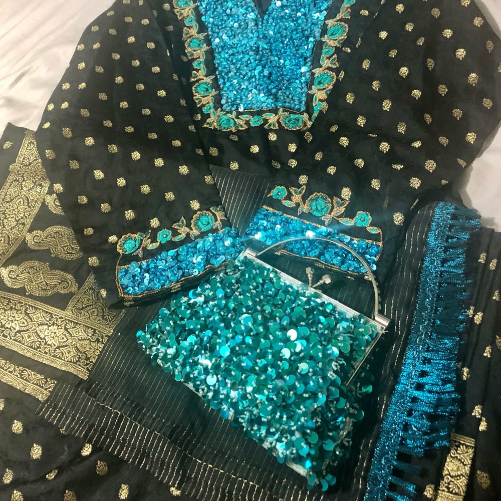 Banarsi kameez & dupatta